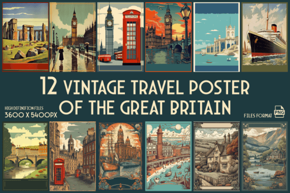 Download Vintage Travel Posters of the G. Britain - Posters Collection
