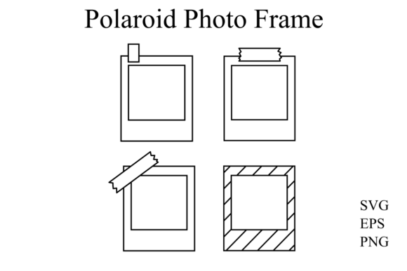Download Polaroid Photo Frame Outline - Photo frame Collection