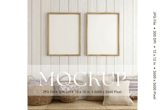Download Photo Frame Mockup, Room Wallart - Photo frame Collection