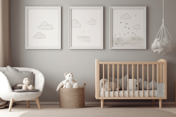 Download Nursery Mockup, Kids Photo Frame Mockup - Photo frame Collection