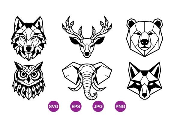 Download Geometric Animal SVG Collection - Collection Collection
