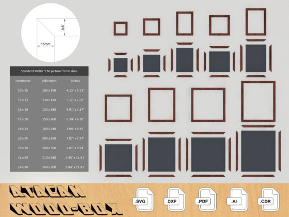 Download Frames Laser SVG Cut Files - Photo Frame - Photo frame Collection