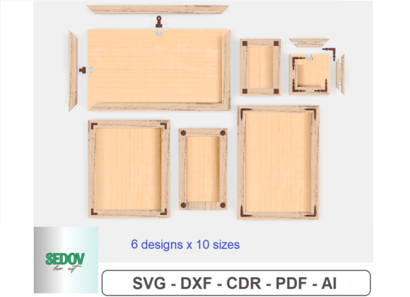 Download Photo Frame Bundle Laser Cut Files - Premium Resources