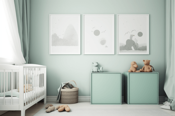 Download Nursery Mockup, Kids Photo Frame Mockup - Photo frame Collection