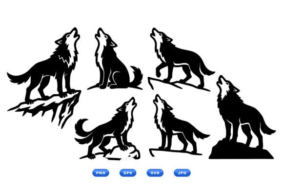 Download Howling Wolf SVG Collection - Collection Collection