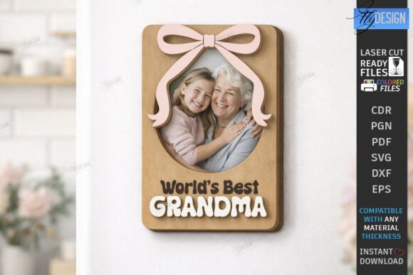 Download Mother's Day Mini Photo Frame Laser Cut - Photo frame Collection